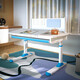 Дитячий стіл ErgoKids TH-325 Blue (арт.TH-325 W/BL) Зображення