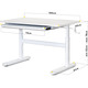 Дитячий стіл Evo-Kids TH-210 Lite White (арт.TH-210 W Lite) Зображення
