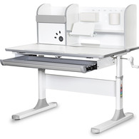 Дитячий стіл Mealux Edmonton Multicolor G з полицею (арт. BD-610 W/MC + G з полицею) Зображення