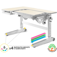 Дитячий стіл Mealux Kingwood Multicolor TG (арт. BD-820 TG/MC) Зображення