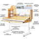 Дитячий стіл Mealux Timberdesk L (арт. BD-690 Wood L) Зображення