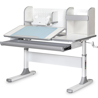 Детский стол Mealux Vancouver Multicolor с полкой (арт.BD-620 W/G MC с полкой) Изображение
