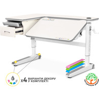 Дитячий стіл Mealux Woodville Multicolor TG Energy (арт.BD-850 TG/MC Energy) Зображення