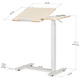Стол Hommex Mobidesk Duo USB Maple (арт. ТН-010-2 Maple) Изображение