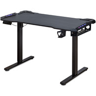 Стіл Mealux PowerDesk Carbon RGB з електрорегулюванням висоти (арт. EVO-201 Carbon / B) Зображення