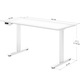 Стіл Mealux PowerDesk Duo White (арт. EVO-242 Duo W/W) Зображення