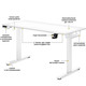 Стіл Mealux PowerDesk Duo XL White (арт. EVO-252 Duo W/W) Зображення