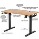 Стіл Mealux PowerDesk Energy Mahogany з електрорегулюванням висоти (арт. EVO-201 Energy Mahogany/B) Зображення