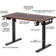 Стіл Mealux PowerDesk Energy Walnut з електрорегулюванням висоти (арт. EVO-201 Energy Walnut/B) Зображення