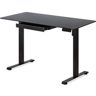 Стіл Mealux PowerDesk Glass Black з електрорегулюванням висоти (арт. EVO-201 Glass/Black) Зображення