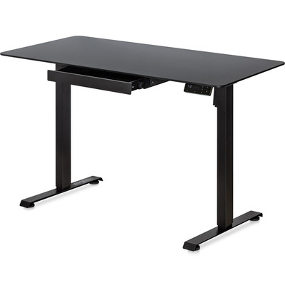 Стол Mealux PowerDesk Glass Black c электрорегулировкой высоты (арт. EVO-201 Glass/Black) Изображение