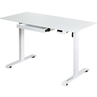 Стіл Mealux PowerDesk Glass White з електрорегулюванням висоти (арт. EVO-201 Glass/White) Зображення