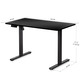Стіл Mealux PowerDesk Lite Black з електрорегулюванням висоти (арт. EVO-201 Lite B/B) Зображення