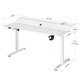 Стіл з електрорегулюванням висоти Mealux PowerDesk Extra White (арт. EVO-262 W/W) Зображення