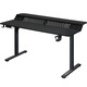 Стіл з електрорегулюванням висоти Mealux PowerDesk Extra XL Black (арт. EVO-264 B/B) Зображення