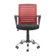 Крісло Richman Флеш Ю Комплектація Хром Механізм М-1 (Tilt) Оббивка Сітка Чорна/Червона Зображення