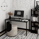 Письмовий стіл Art in Head Brevity Loft standart 1400х750х670 Графіт/Чорний метал (TB04070000030) Зображення
