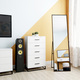 Комод Art in Head 600 Ascet 600x1080x425 Білий діамант (AS05010000030) Зображення