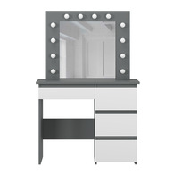 Стіл туалетний Art in Head Beauty 940х430х1400 Графіт/Білий діамант (TB31070100000) Зображення