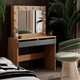 Стіл туалетний Art in Head Malta 940х430х1400 Дуб крафт золотий/Графіт (TB32120700000) Зображення