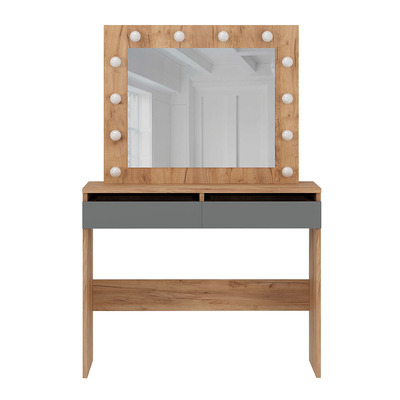 Стол туалетный Art in Head Malta 940х430х1400 Дуб крафт золотой/Графит (TB32120700000) Изображение