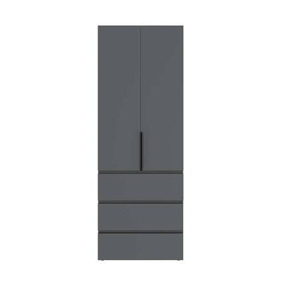 Шафа розпашна 2 Art In Head Light 800x2200x500 Графіт сірий (LT12070000000) Зображення
