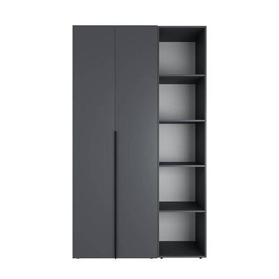 Шкаф распашной комбинированный №11 ART IN HEAD Light 1200x500x2200 Графит (LTK0117000000) Изображение