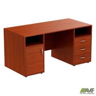 Офісний стіл AMF SL-84 2-тумбовий 1500×720×750 мм бук Зображення