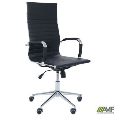 Крісло для керівника AMF Slim HB Хром Tilt Неаполь-22 Зображення