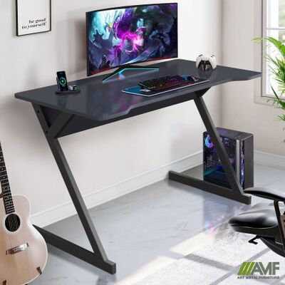 Стіл AMF Dexter DX1200 (1200х600х750Н) чорний графит/Антрацит Зображення