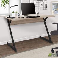 Стіл AMF Dexter DX1200 (1200х600х750Н) чорний графит/Дуб Сонома Зображення