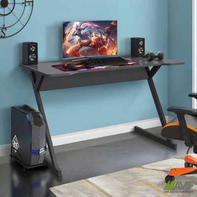 Стол AMF Dexter DX1200 (1200х600х750Н) черный графит/Серый Шифер Изображение