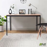 Стіл AMF Турин разборной (1187х800х750H) чорний графит/бук Зображення