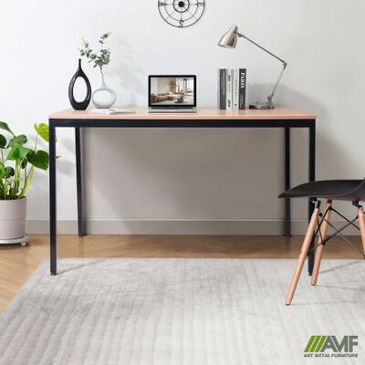 Стіл AMF Турин разборной (1187х800х750H) чорний графит/бук Зображення