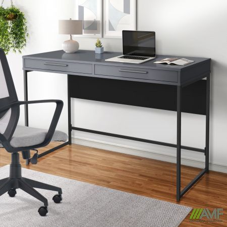 Стіл AMF Campari Cr1200 (1200х550х800Н) чорний/Антрацит Зображення