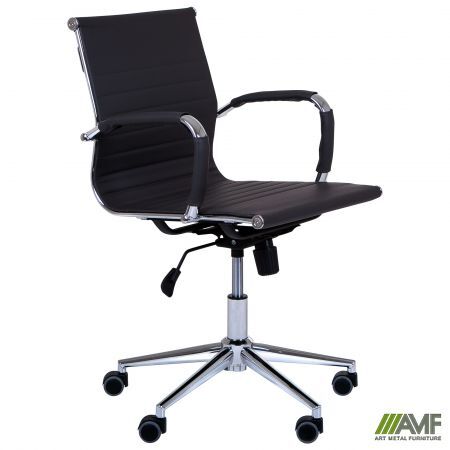 Крісло для керівника AMF Slim LB Хром Tilt Неаполь-20 Зображення