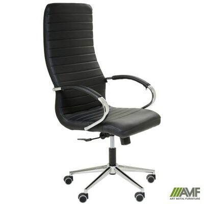 Крісло для керівника AMF Фридом Хром ANYFIX Неаполь N-20 Зображення