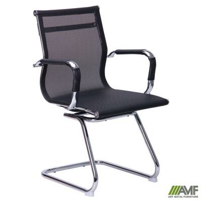 Конференційне крісло AMF Slim Net CF (XH-633C) чорне Зображення