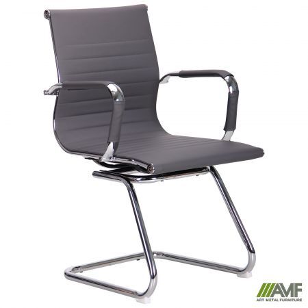 Конференційне крісло AMF Slim CF (XH-632C) сіре Зображення