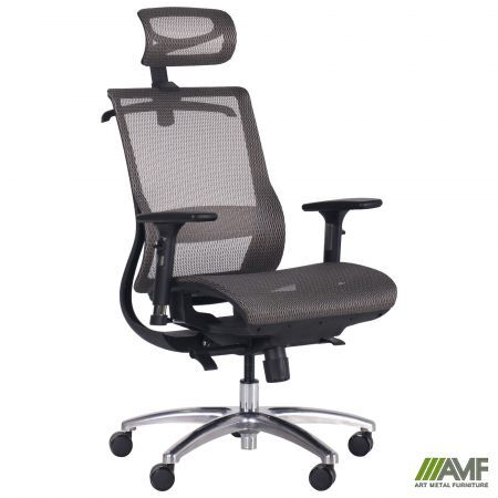 Офісне крісло AMF Coder Black, Alum, Grey Зображення