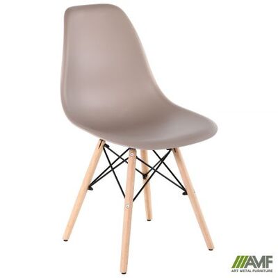 Стілець AMF Aster RL Wood пластик бежевий Зображення