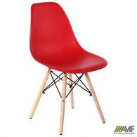 Стілець AMF Aster RL Wood пластик червоний Зображення