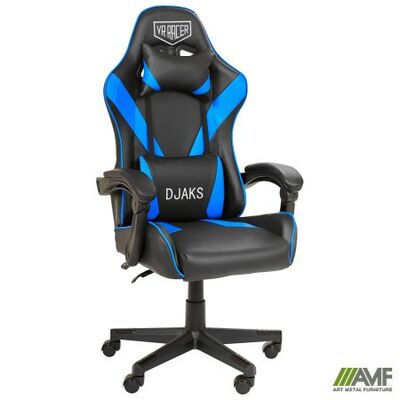 Геймерское кресло AMF VR Racer Dexter Djaks черный/синий Изображение