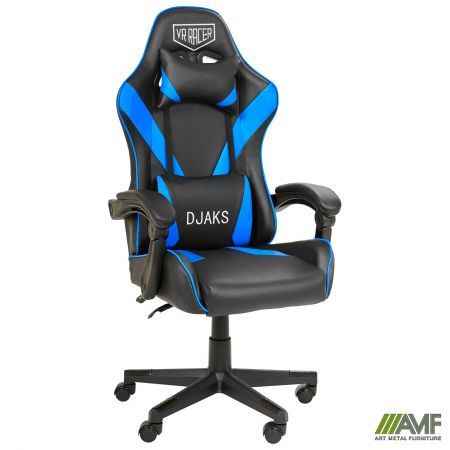 Геймерське крісло AMF VR Racer Dexter Djaks чорний/синій Зображення
