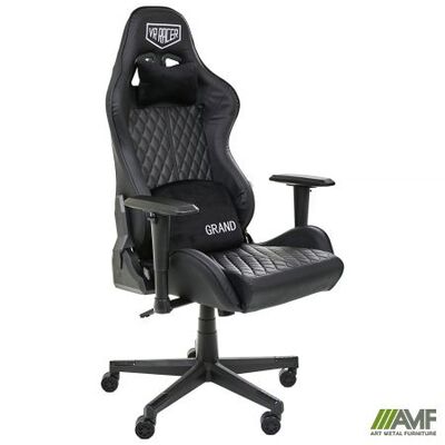 Геймерское кресло AMF VR Racer Original Grand черный Изображение