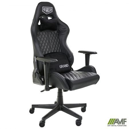 Геймерське крісло AMF VR Racer Original Grand чорний Зображення