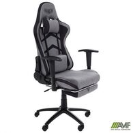 Геймерське крісло AMF VR Racer Textile Craft сірий/чорний Зображення