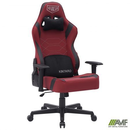 Геймерское кресло AMF VR Racer Expert Kintaro вино-красный Изображение