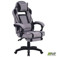 Геймерське крісло AMF VR Racer Textile Webster Cерый/чорний Зображення