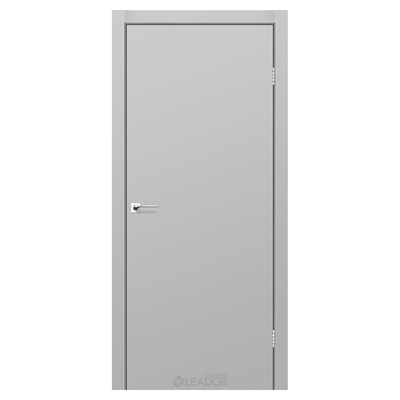 Межкомнатные двери Leador Express Simpli loft - 01 светло-серый супермат Изображение